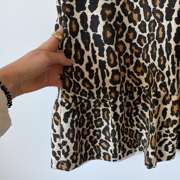 Sea Leopard-Print Ruffle Dress - SIZE SMALL - Picture 6 of 9